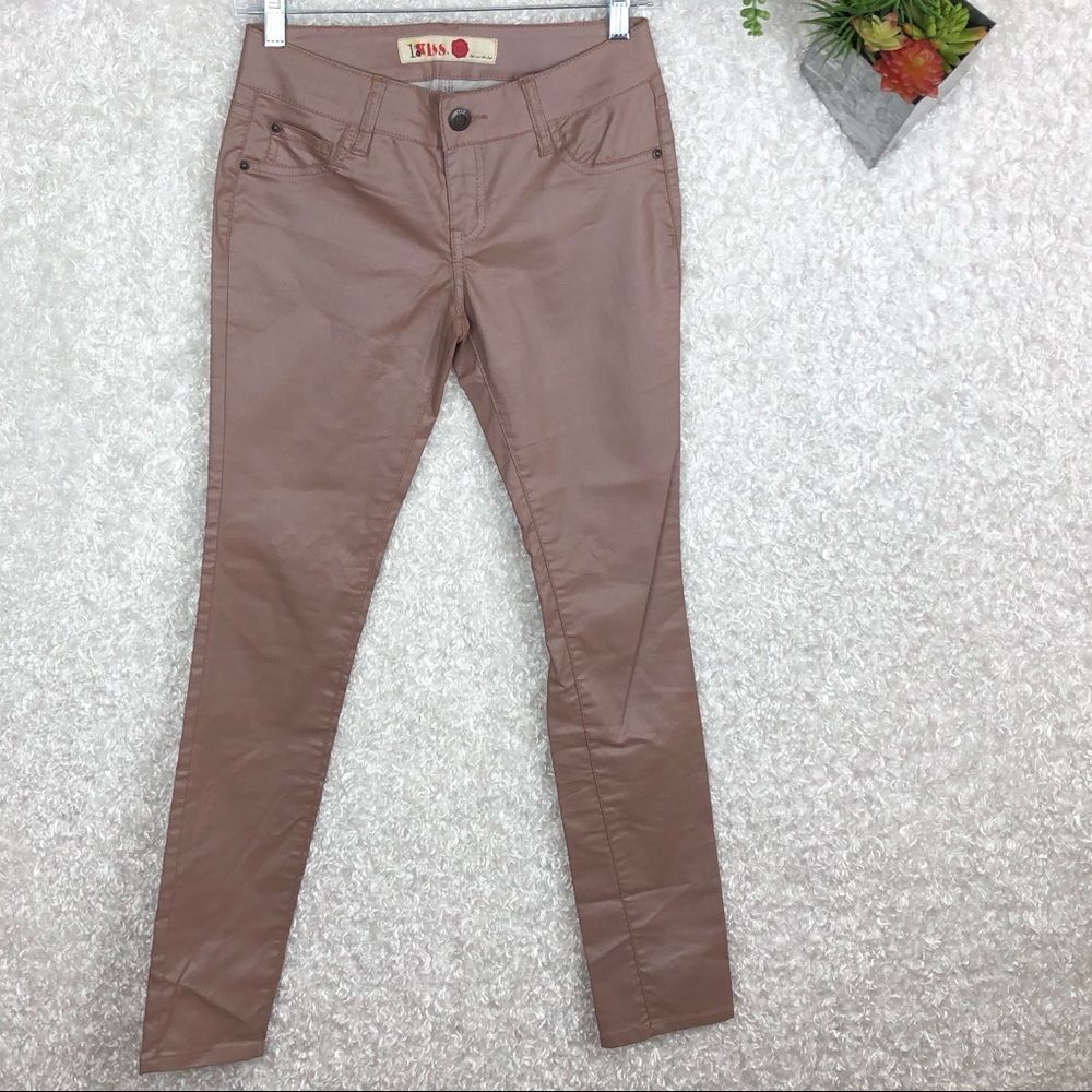 1st Kiss Waxed Skinny Jeans Size 0